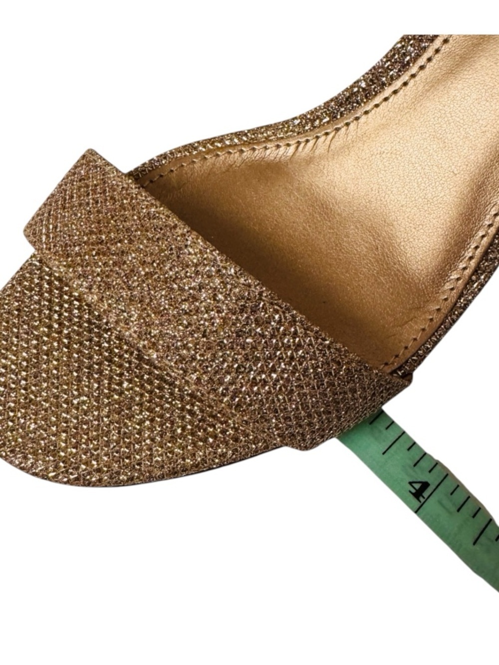Pelle Moda Moira Sandal Color: Platinum Gold NIB - Picture 8 of 10